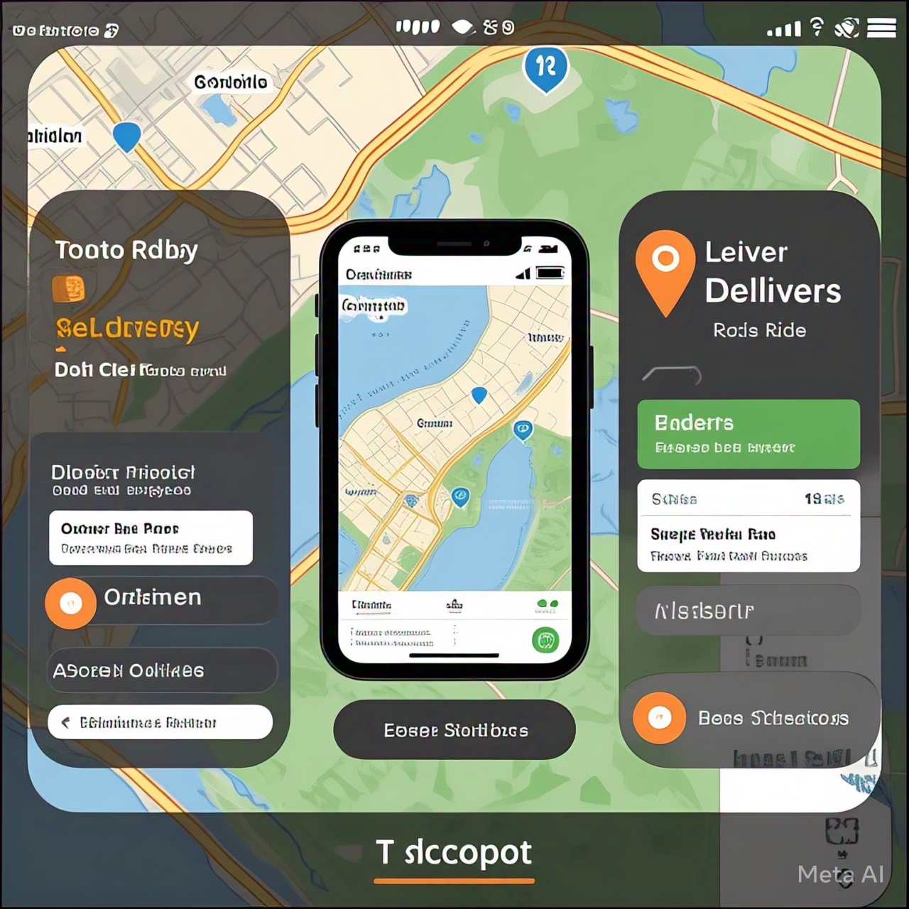 Delivery courier using SpeedIt app
